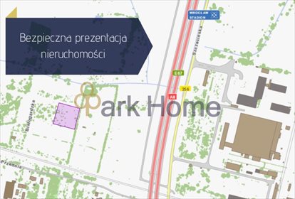 działka na sprzedaż 4399m2 działka Wrocław, Żerniki, Białogardzka