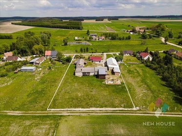 Działka z siedliskami i domem w spokojnej wsi Bartki działka Bartki