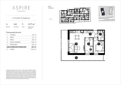 mieszkanie na sprzedaż 46m2 mieszkanie Bydgoszcz, Toruńska