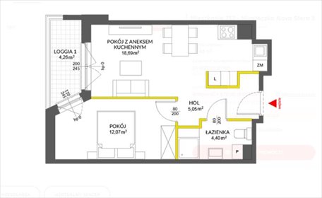 Na sprzedaż 38 m² mieszkanie z udogodnieniami i zielonym otoczeniem mieszkanie Warszawa, Targówek, Nowe Bródno, Marywilska