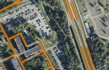 działka na sprzedaż 951m2 działka Katowice, Zawodzie, Bohaterów Monte Cassino