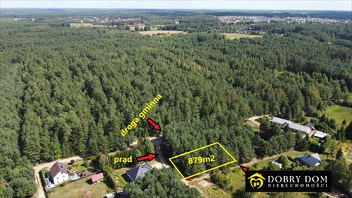 Działka 879 m² z warunkami zabudowy i utwardzonym dojazdem działka Wasilków