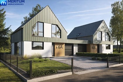 Nowoczesny bliźniak 135m2 z garażem i dużą działką dom Żabia Wola