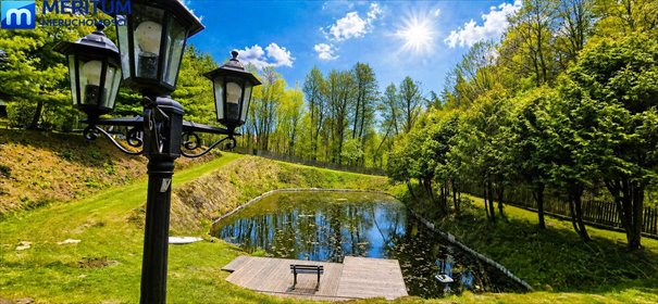 Urokliwy dom z bala z własnym stawem i lasem, 210 m2 dom Kuklówka Zarzeczna