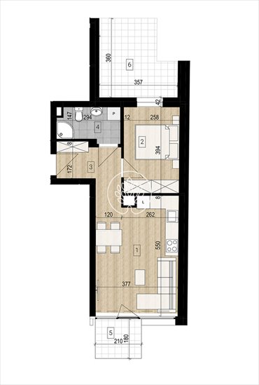 mieszkanie na sprzedaż 39m2 mieszkanie Bydgoszcz, Okole, Grunwaldzka
