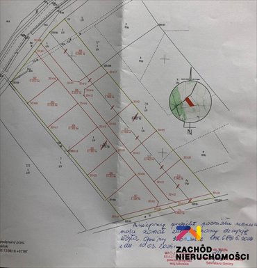 działka na sprzedaż 1313m2 działka Barłogi