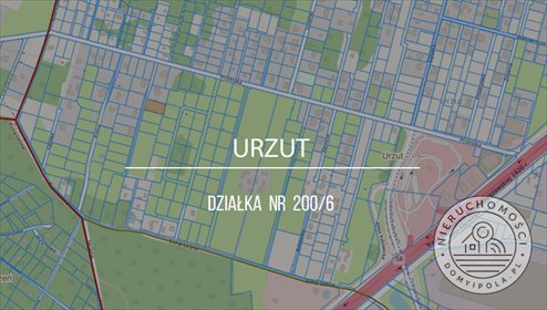 działka na sprzedaż 1500m2 działka Urzut, Promyka