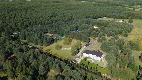 działka na sprzedaż 3000m2 działka Łazy