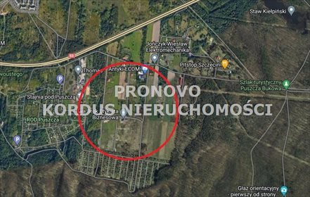 Działka komercyjna 9833 m² z planem zagospodarowania polecam działka Szczecin, Kijewko