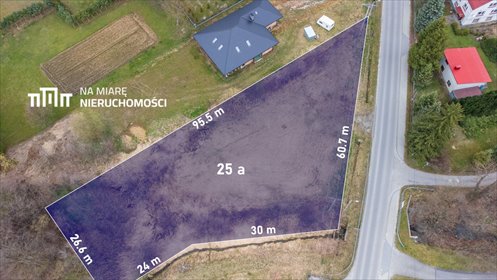 działka na sprzedaż 2507m2 działka Sonina