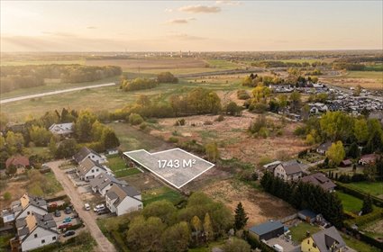 Działka 1743 m² pod dom lub inwestycję, blisko jeziora działka Zieleniewo, Boczna