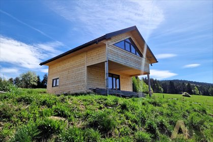 Urokliwy drewniany domek 70 m2 z widokiem na góry dom Łabowa