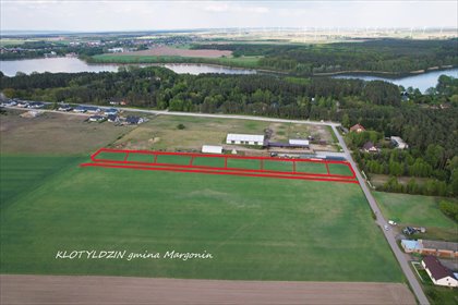 działka na sprzedaż 1145m2 działka Klotyldzin