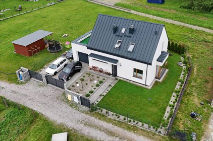 Nowoczesny dom 137 m2 z ogrodem i widokiem na Skrzyczne dom Meszna, Niezapominajek