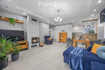 Nowoczesny dom 110 m2 z kominkiem i dużym tarasem dom Helenów