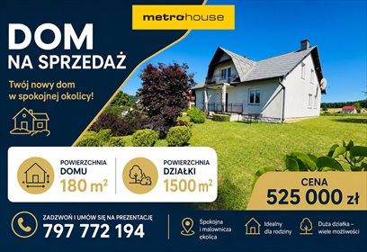 Solidny dom 180 m² z garażem i dużą działką dom Zmiennica