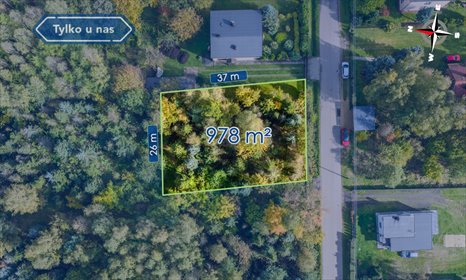 działka na sprzedaż 978m2 działka Aleksandria Pierwsza, Kwiatowa