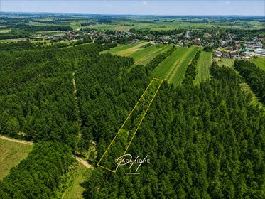 Na sprzedaż działka leśna 1918 m² w Wyśmierzycach działka Wyśmierzyce