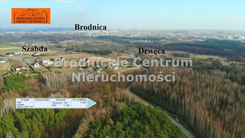 działka na sprzedaż 11200m2 działka Brodnica, Szabda