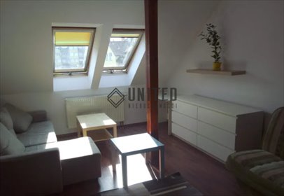 Dwupoziomowe 45 m² z skosami, przestronna kuchnia polecam mieszkanie Wrocław, Gaj, Gaj, Świeradowska