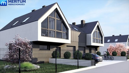 Nowoczesny dom bliźniak 143 m2 z garażem i tarasem dom Żelechów