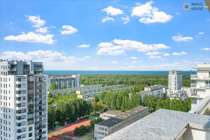 Apartament z panoramicznym widokiem na morze i dużym tarasem mieszkanie Gdańsk, Przymorze, Obrońców Wybrzeża