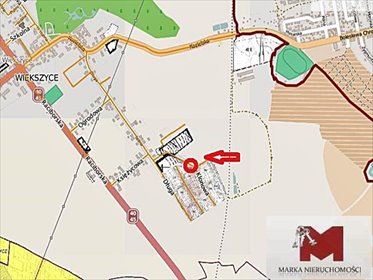 Do sprzedania działka budowlana 21,7 ara z możliwością podziału działka Większyce, Większyce, Klonowa