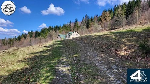Działka 1200 m² z widokiem na góry w Jeleśni działka Jeleśnia, Głuchaczki