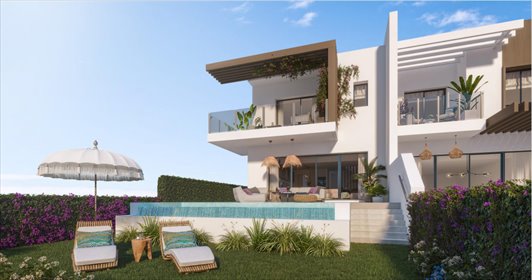 Luksusowa willa 243 m² z tarasem i widokami na morze dom Marbella