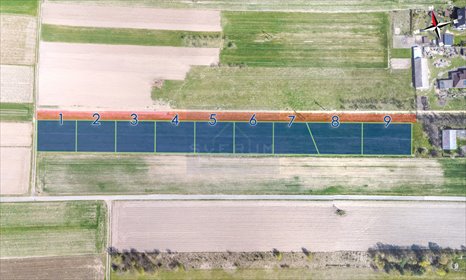 działka na sprzedaż 889m2 działka Zawada, Górna