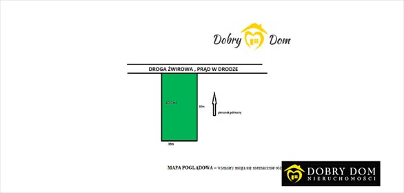 działka na sprzedaż 3000m2 działka Wierobie