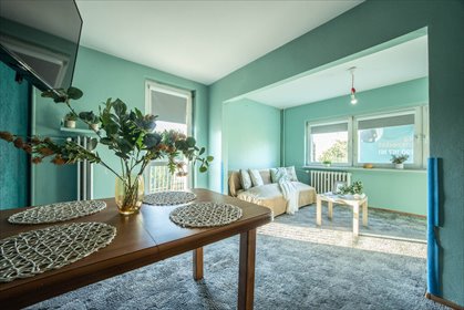 3 pokoje na 45,9 m² i okna na 3 strony świata mieszkanie Łódź, Górna, Kosmonautów