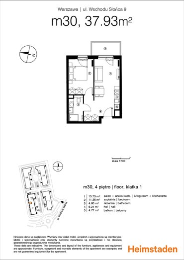 mieszkanie na sprzedaż 38m2 mieszkanie Warszawa, Włochy, Wschodu Słońca