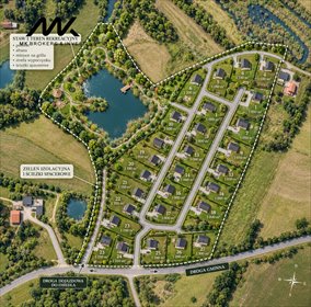 Sprzedam działkę 36 711 m² z stawem i osiedlem w Rogowie działka Rogowo