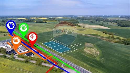 działka na sprzedaż 900m2 działka Będzino