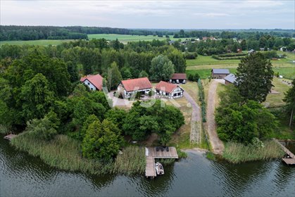 Zapraszam do malowniczej posiadłości nad Jeziorem Dauby z dwoma domami dom Karnity