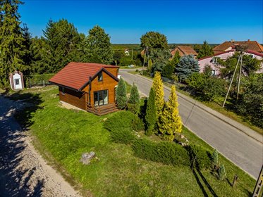 Urokliwy dom 80 m² z garażem i tarasem (Cerkiewnik) dom Cerkiewnik