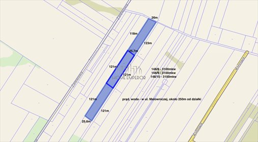 działka na sprzedaż 3100m2 działka Kąck, Malownicza