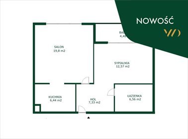 Zapraszam do zakupu lokalu usługowego 53,5 m² w Pruszkowie lokal użytkowy Pruszków, Lipowa