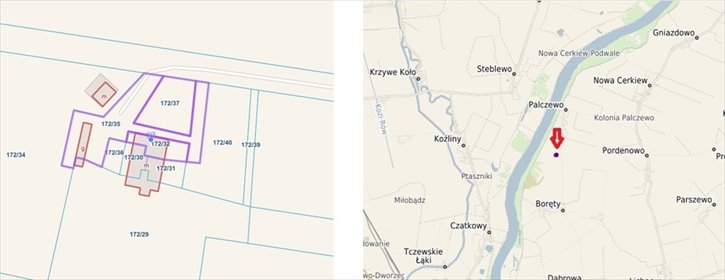 działka na sprzedaż 768m2 działka Palczewo