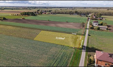działka na sprzedaż 3128m2 działka Witoldów