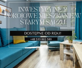 mieszkanie na sprzedaż 38m2 mieszkanie Stary Sącz, Słoneczne