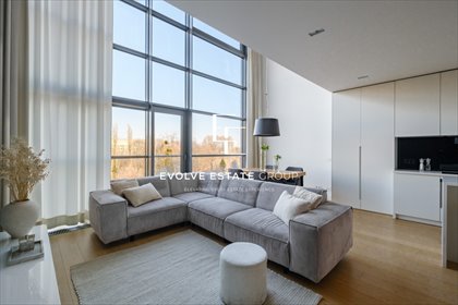Ekskluzywny loft 101 m² z panoramicznym widokiem na park mieszkanie Warszawa, Mokotów, Jana Pawła Woronicza