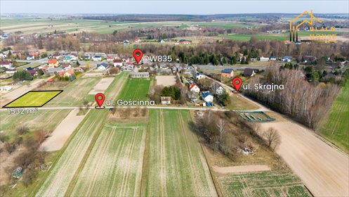 Polecam działkę 1532 m² w Głuszczyźnie z mediami działka Głuszczyzna