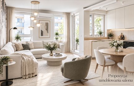 Nowoczesny 51 m² apartament z garażem i klimatyzacją zapraszam mieszkanie Warszawa, Mokotów, Rajska