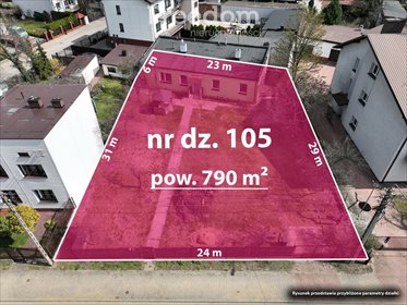 Działka budowlana 790 m² z domem w Rembertowie działka Warszawa, Rembertów, Dowódców