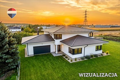 Nowoczesny dom 7 pokoi, garaże, ogród - polecam dom Komorniki, Komornicka