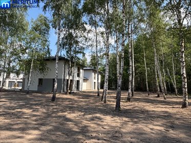 Nowoczesny bliźniak 133 m² na dużej działce (Grodzisk Mazowiecki) dom Grodzisk Mazowiecki