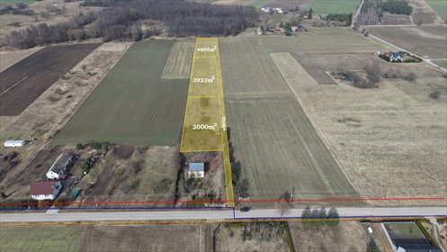 działka na sprzedaż 2000m2 działka Wólka Szczawińska