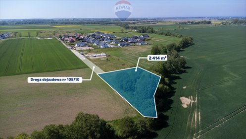 działka na sprzedaż 2414m2 działka Mścice, Klonowa